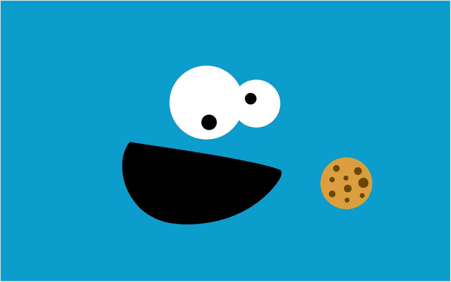 Cookie Monster Cute Laptop Wallpaper