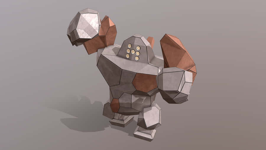 Cool 3d Regirock Wallpaper