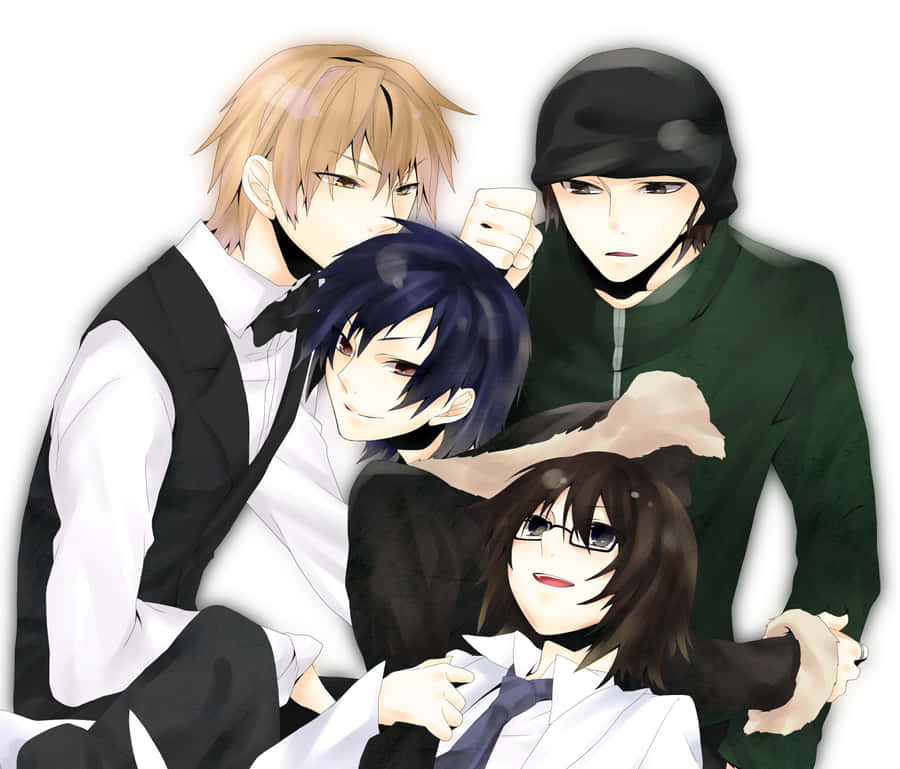 Cool And Confident Shinra Kishitani Posing With His Trademark Smile Wallpaper