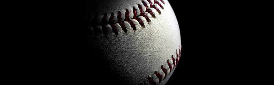 Cool Baseball In Black Wallpaper