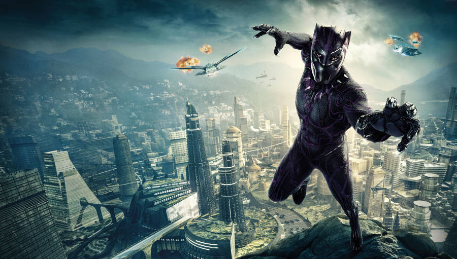 Cool Black Panther 4k Ultra Hd Dark Wallpaper