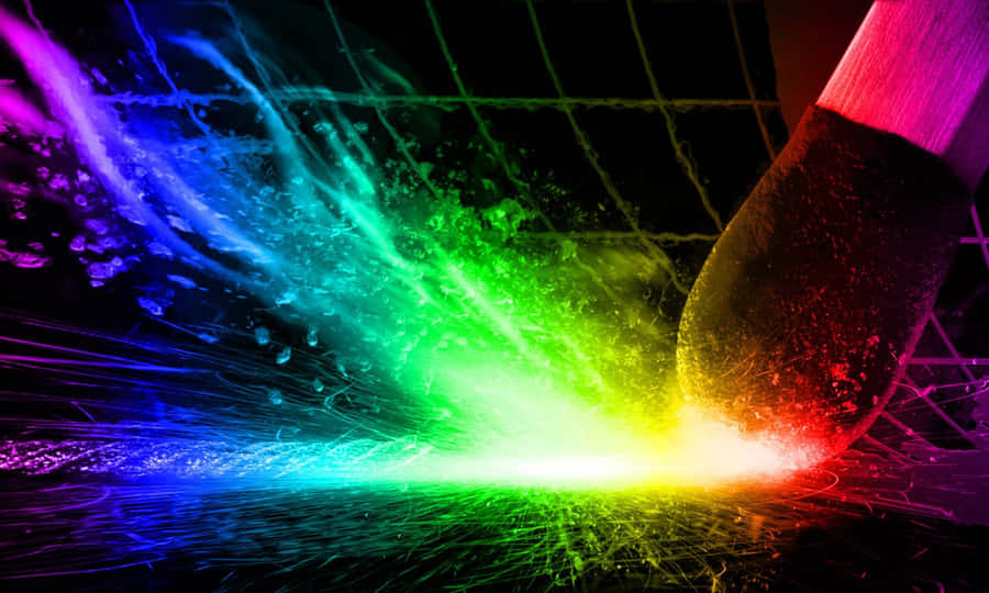 Cool Colored Close-up Digital Artwork Of Matchstick Wallpaper