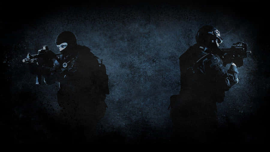 Cool Dark Counterstrike Terrorist Poster Wallpaper