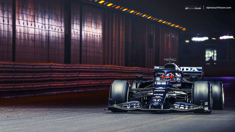 Cool F1 Dark Blue Wallpaper