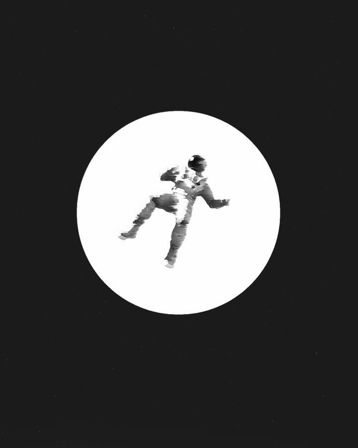 Cool Glitching Astronaut Wallpaper