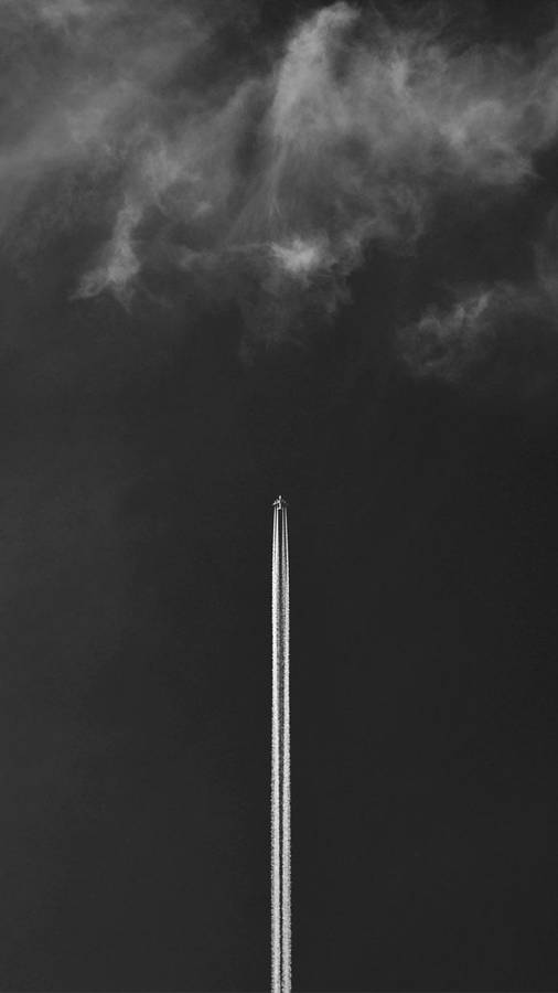 Cool Iphone Xs Max Monochrome Jet Wallpaper