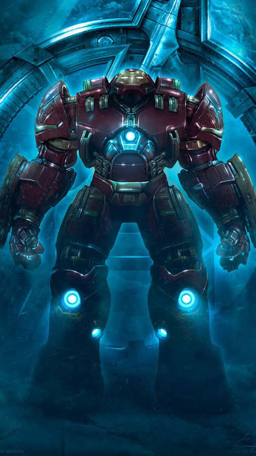 Cool Iron Man Hulkbuster Iphone Wallpaper