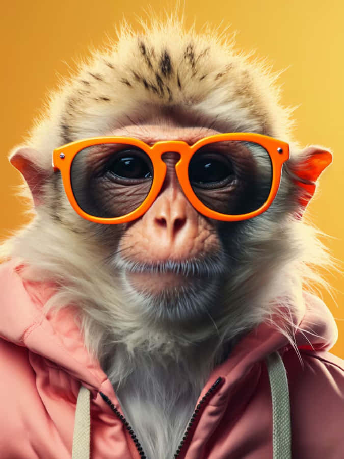 Cool Monkey Meme Style Wallpaper