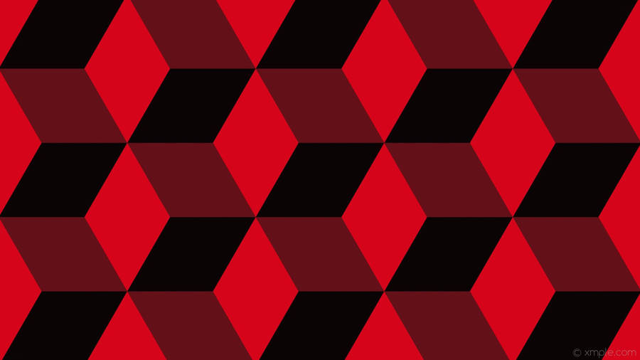 Cool Red Cubes Wallpaper