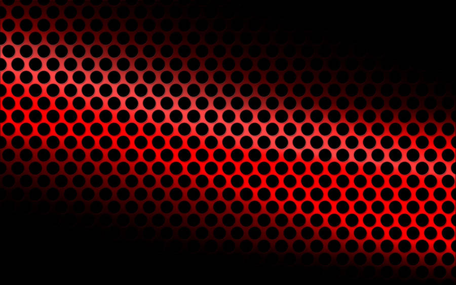 Cool Red Holed Steel Plate Wallpaper