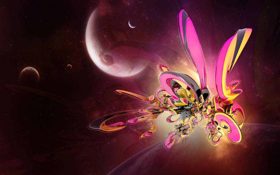 Cool Space Abstract Object Wallpaper