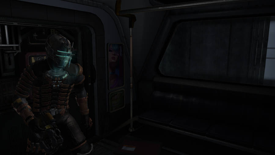 Cool Space Dark Spaceship Wallpaper