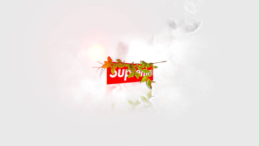 Cool Supreme Simple Leafy Cloud Wallpaper