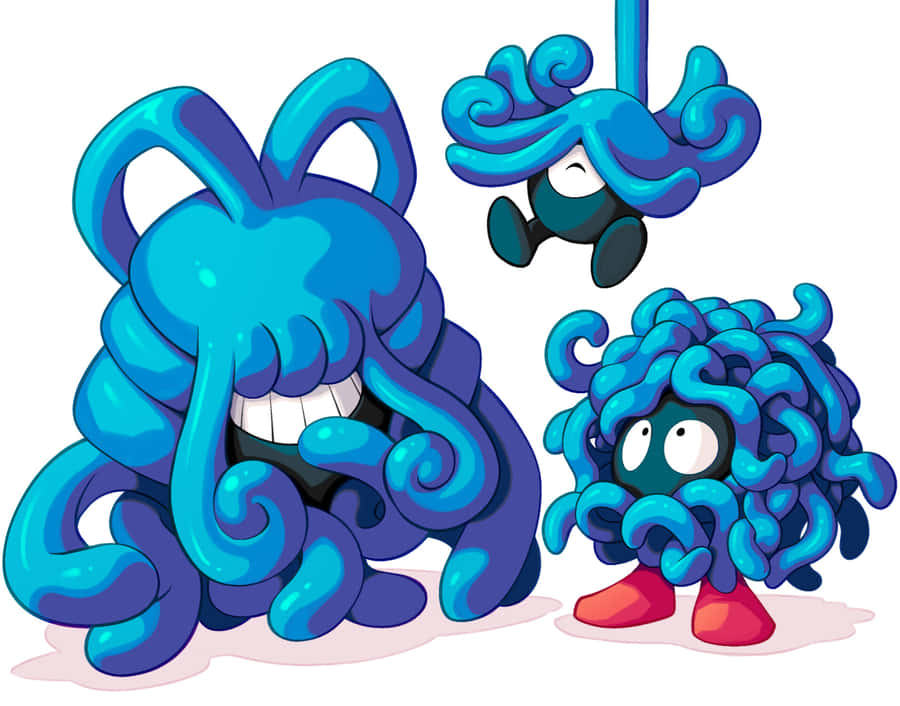 Cool Tangela Evolution Fan Art Wallpaper
