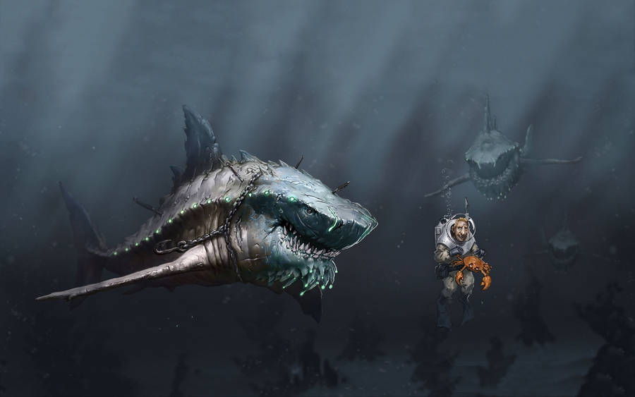 Coolest Ocean Monsters Wallpaper