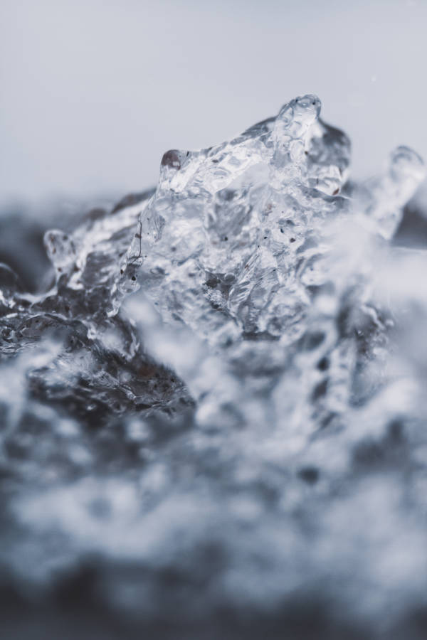 Cooling Off In The Dark Iced Water Wallpaper