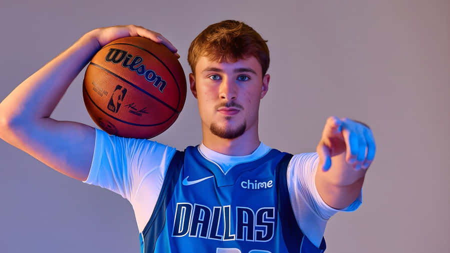 Cooper Flagg Dallas Basketball Star Wallpaper