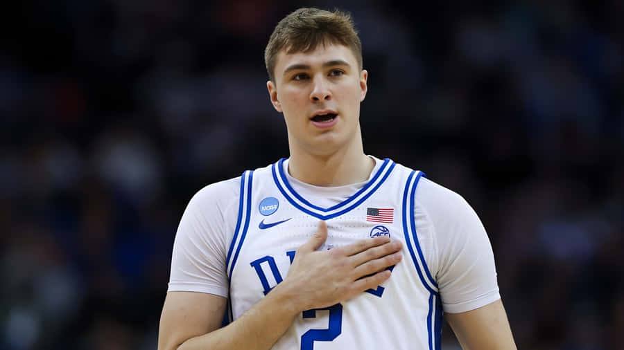 Cooper Flagg Duke Basketball Star Wallpaper