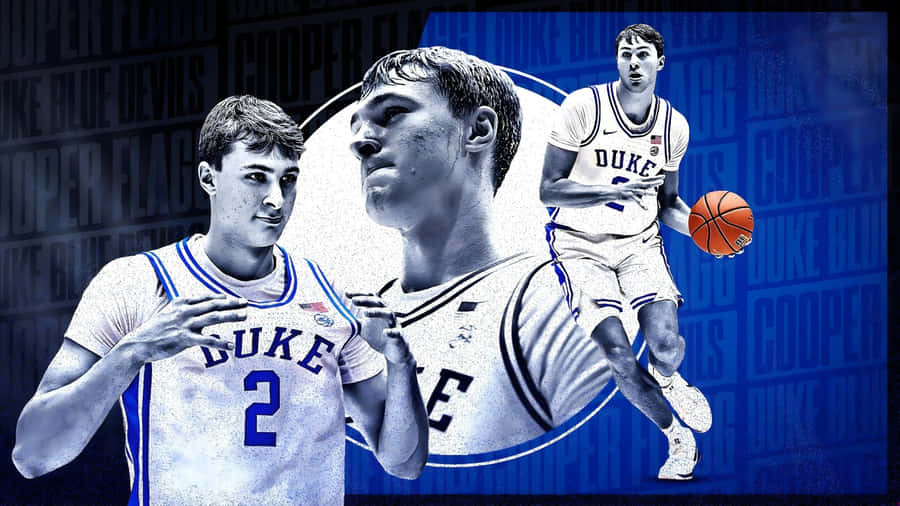 Cooper Flagg Duke Basketball Star Wallpaper