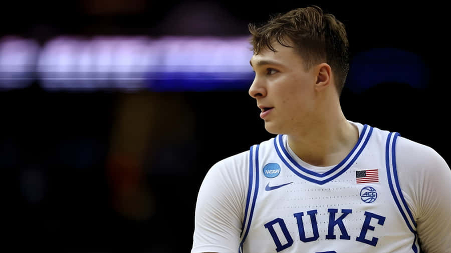 Cooper Flagg Duke Basketball Star Wallpaper
