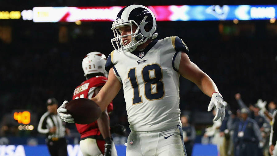 Cooper Kupp Nfl La Rams Football Game Photography Wallpaper