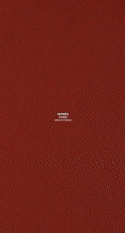 Copper Textured Hermes Leather Wallpaper