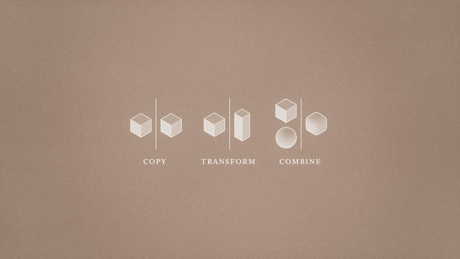 Copy Transform Combine Basic Brown Wallpaper