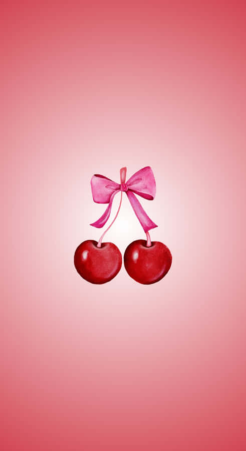 Coquette Cherry Icon Wallpaper