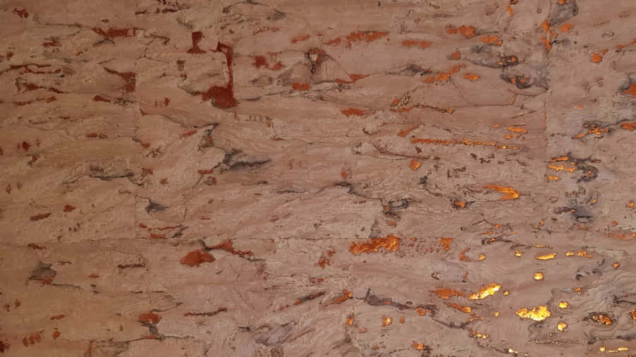Cork Wall Texture Wallpaper