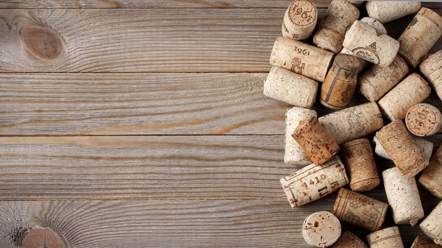 Cork Wine Corks Collection Wallpaper