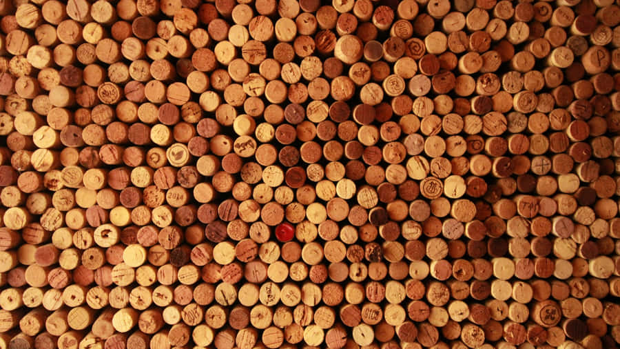 Cork Wine Stoppers Collection Wallpaper