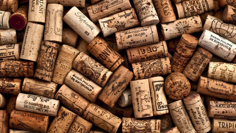 Cork Wine Stoppers Wallpaper