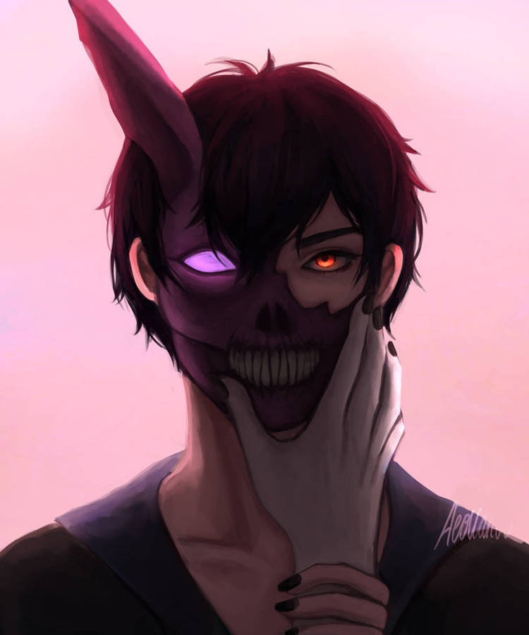 Corpse Husband With Mask On Wallpaper