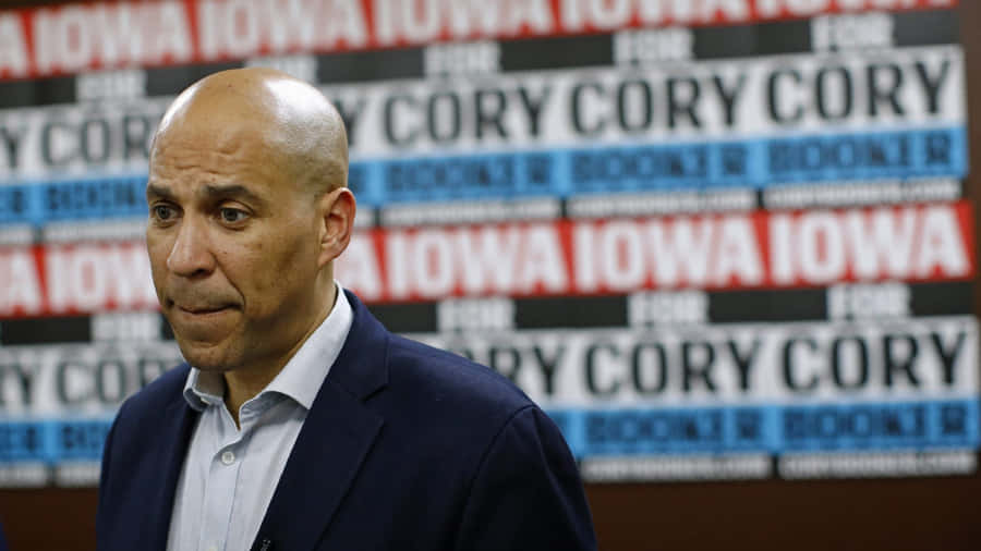 Cory Booker In Iowa Wallpaper