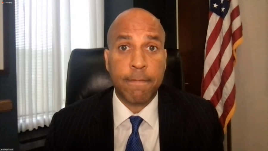 Cory Booker Online Interview Wallpaper