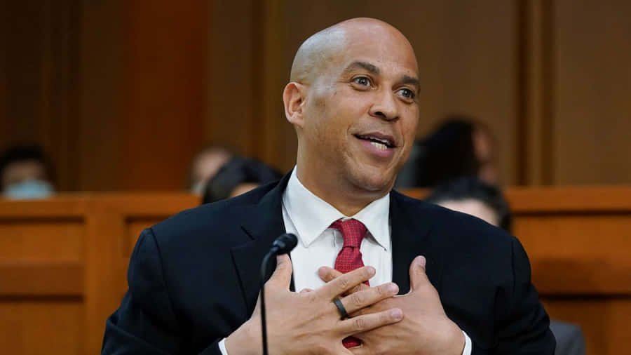 Cory Booker Senate Hearing Wallpaper
