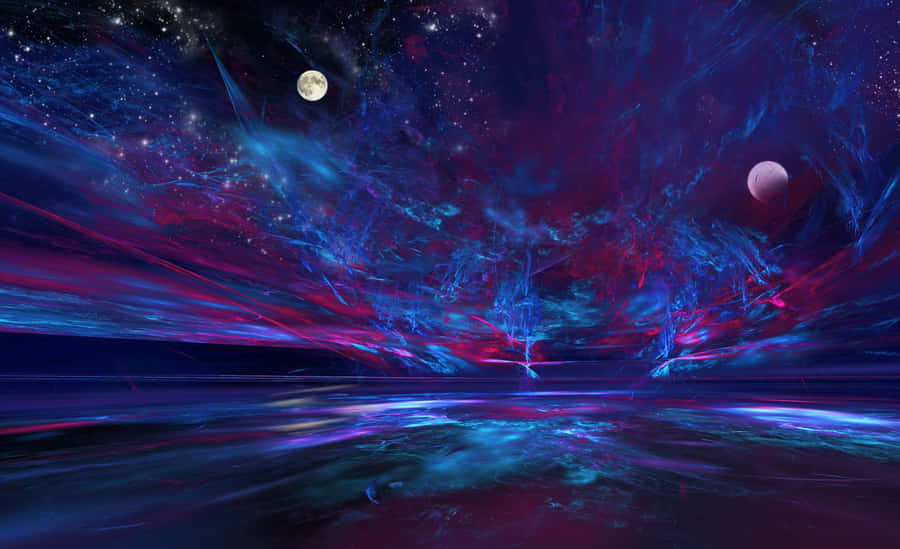 Cosmic Dreamscape Abstract Wallpaper