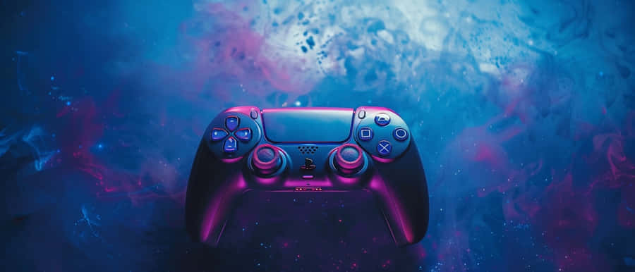 Cosmic P S5 Controller Art Wallpaper