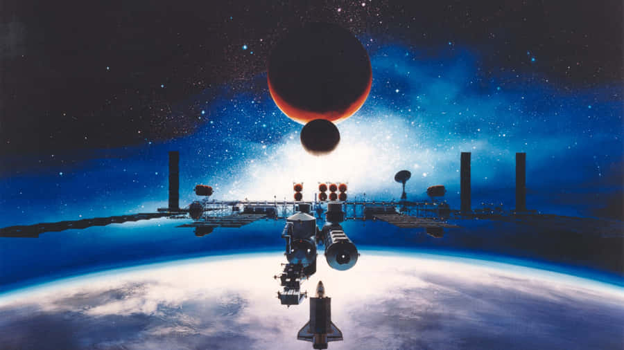 Cosmic Voyage – A Journey Through The Stars Wallpaper