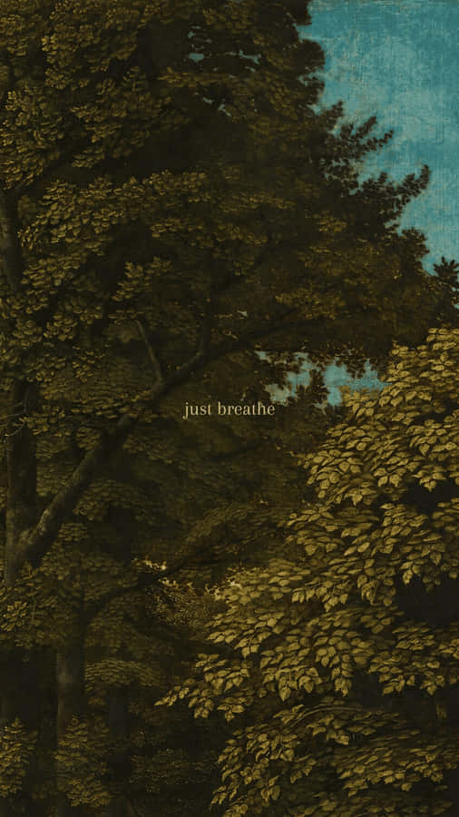 Cottagecore_ Forest_ Breathe_ Phone_ Wallpaper Wallpaper