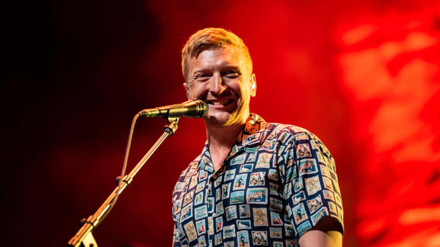 Country Musician Performing Live Wallpaper