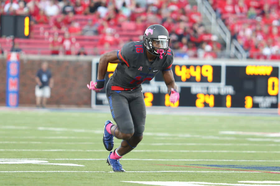 Courtland Sutton S M U Game Action Wallpaper