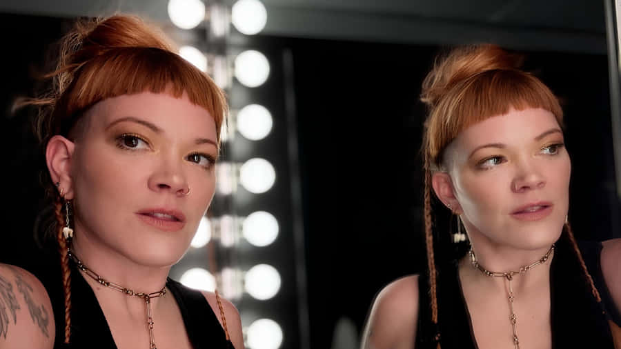 Courtney Taylor Taylor Reflection Wallpaper