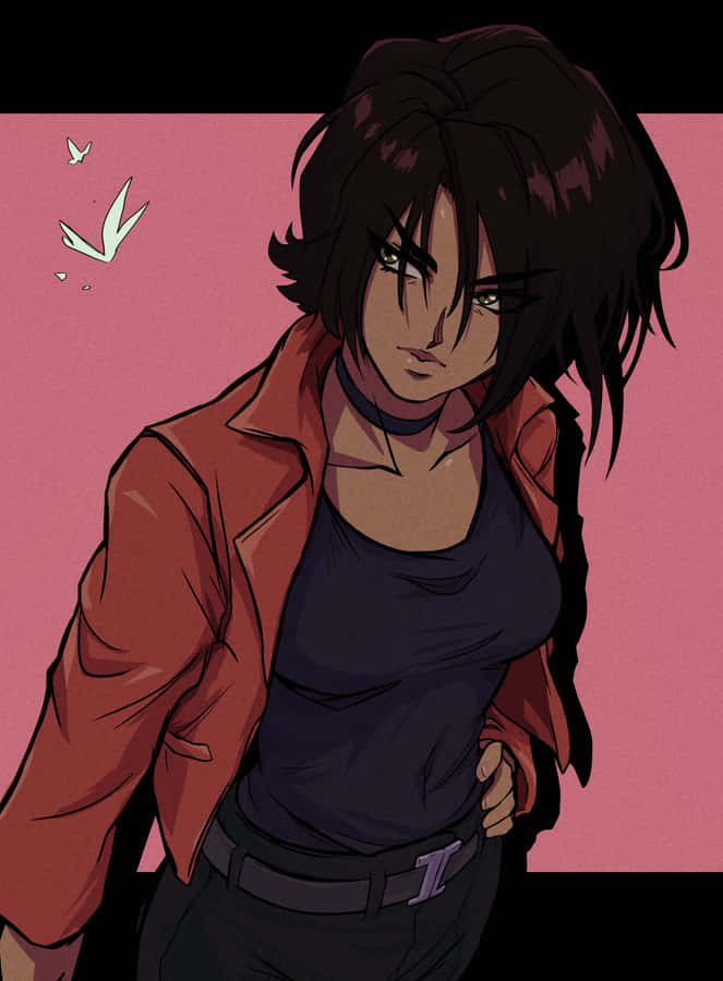 Cowboy Bebop's Electra Ovilo In Action Wallpaper