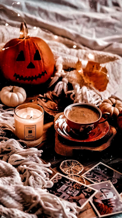 Cozy Halloween Vibes Wallpaper