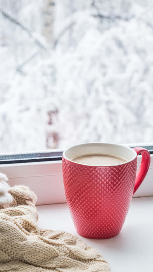 Cozy Winter Morning Coffee Wallpaper