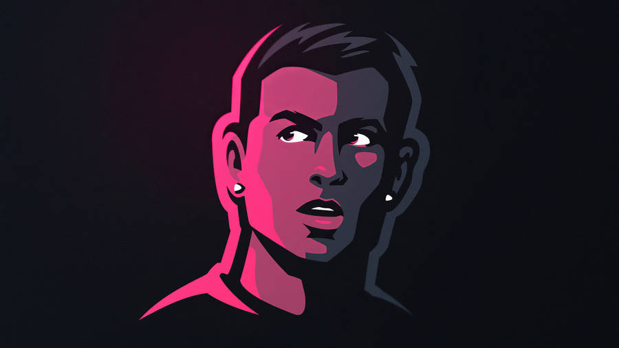 Cr7 Hd Vector Art Wallpaper