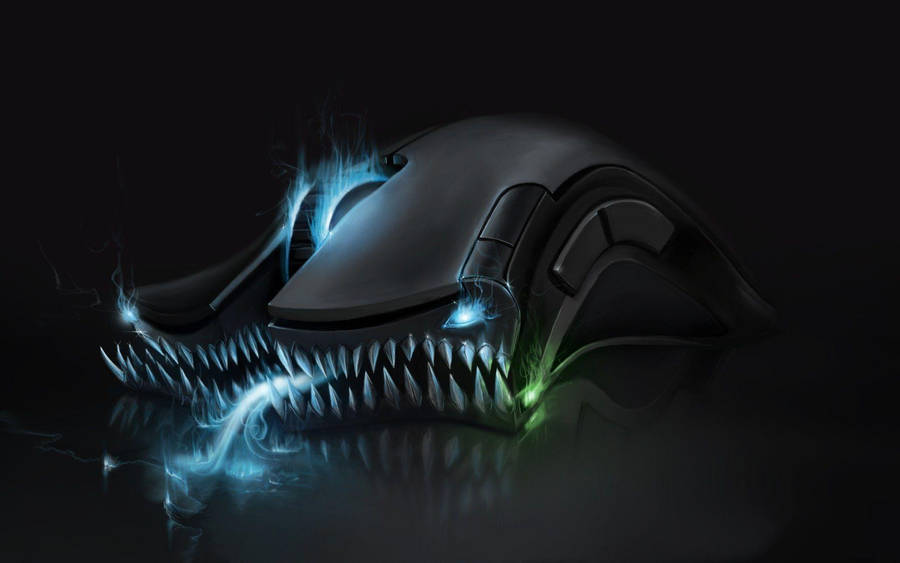 Crazy Monster Computer Mouse Wallpaper