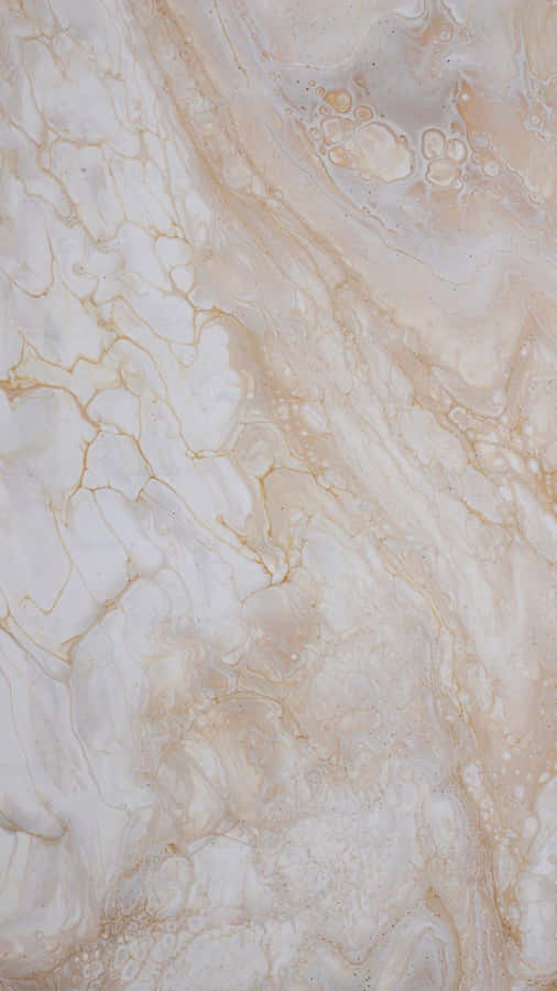 Cream Marbleized Texture Wallpaper