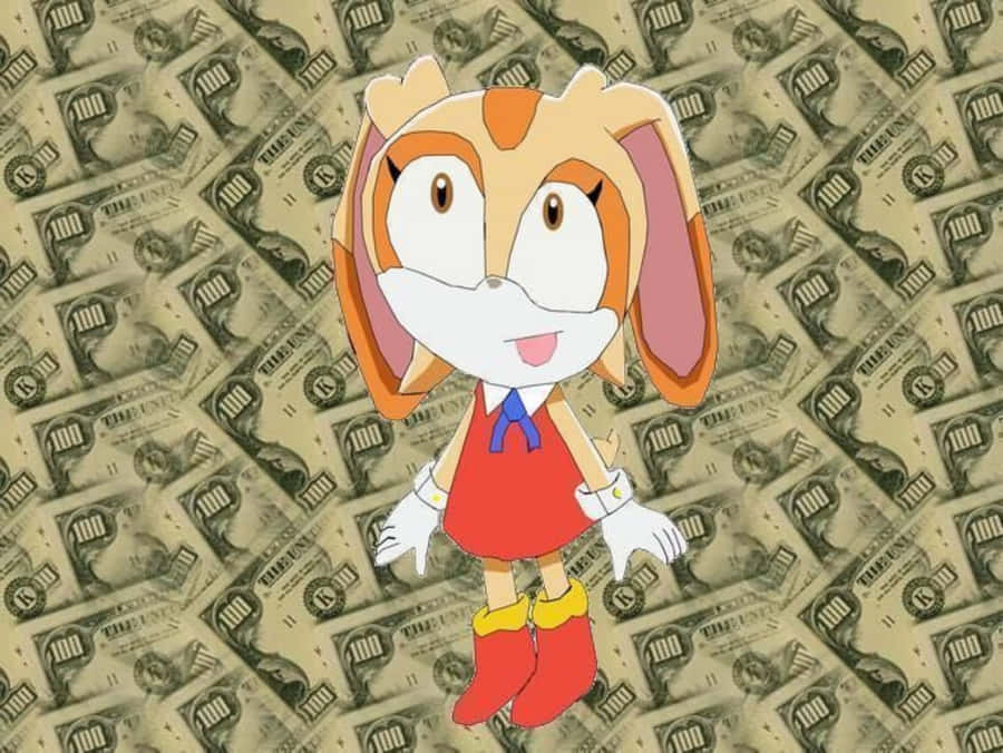 Cream The Rabbit Enjoying Sunshine In A Field Wallpaper